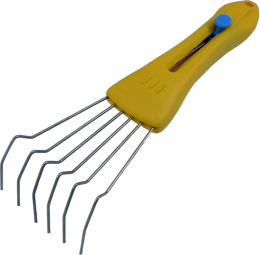 Adjustable leaf rake mini