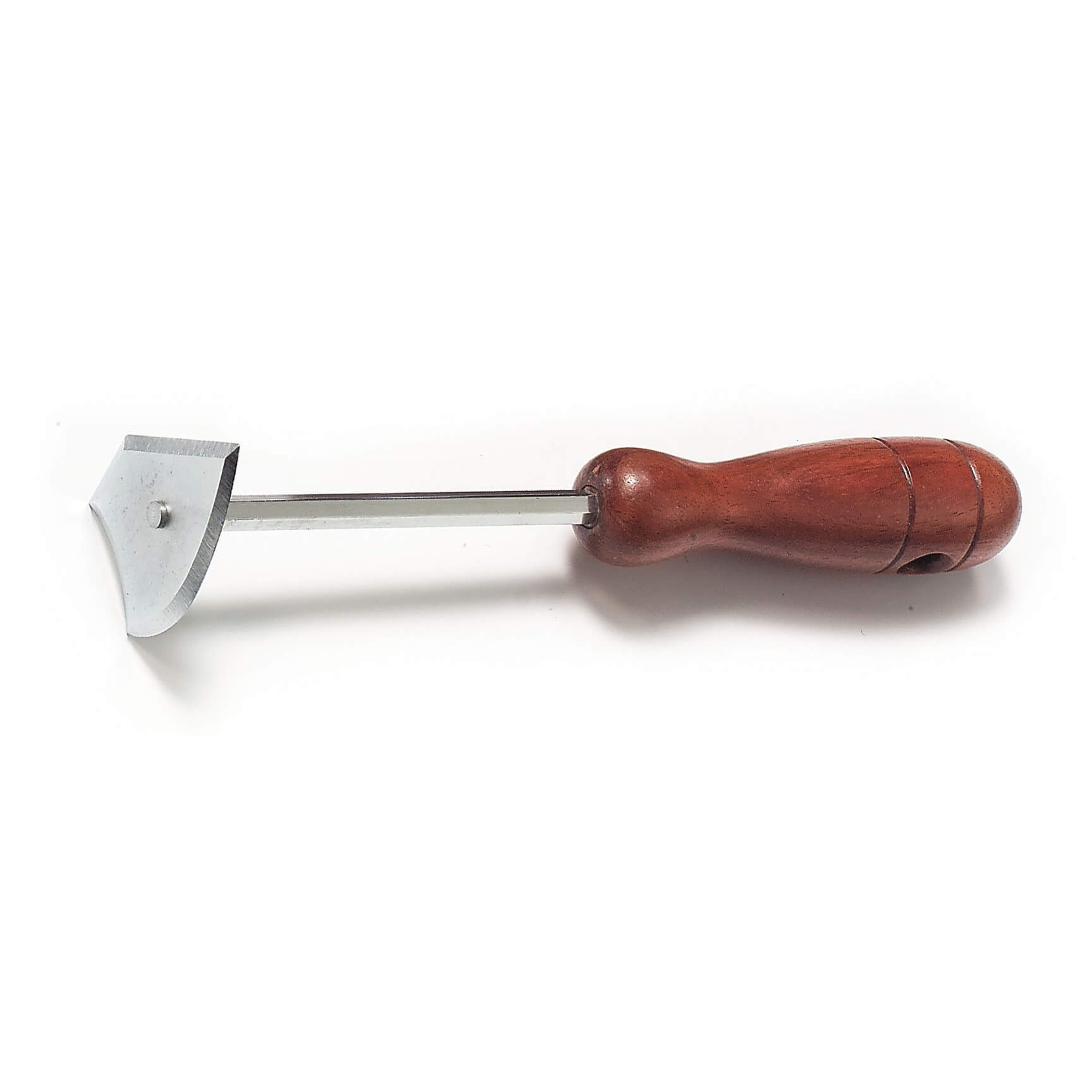 Contour Molding Scraper, Round Wood Handle