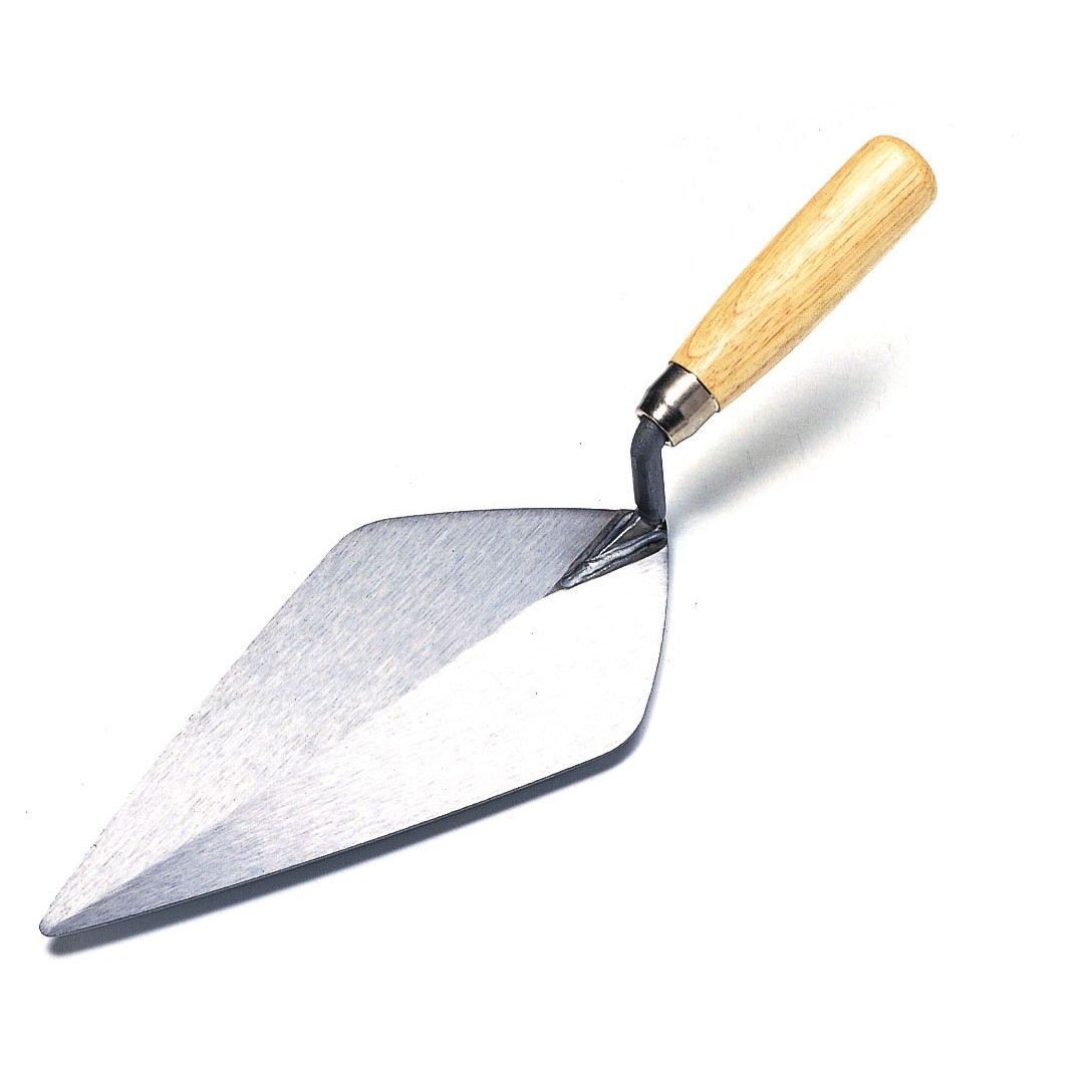 Brick Trowel, Wide Heel London, Wood Handle