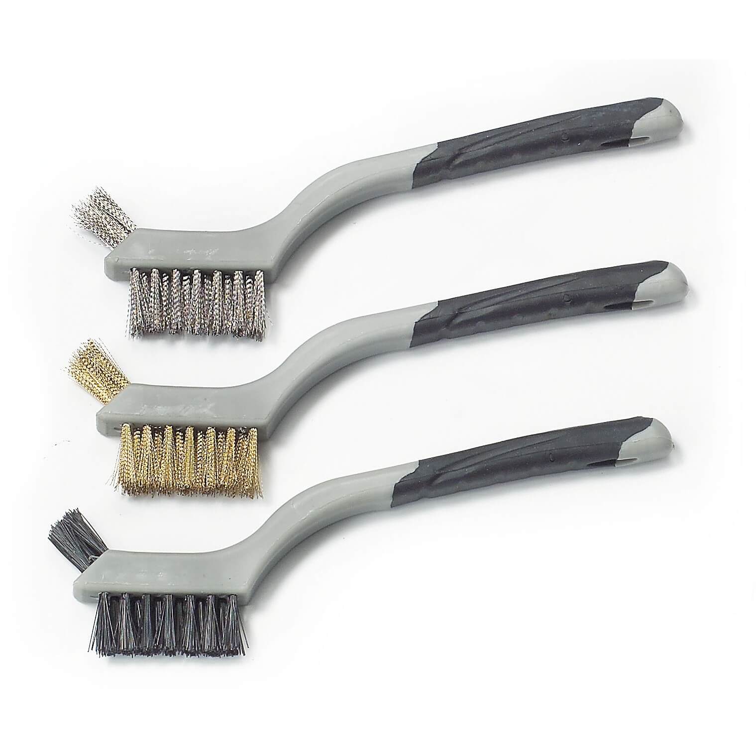 3 pc. Soft Grip Mini Brush Set